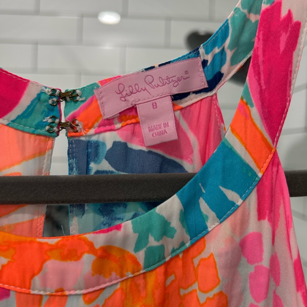 EUC Lilly Pulitzer Multicolor Romper Size 8 - Picture 4 of 4